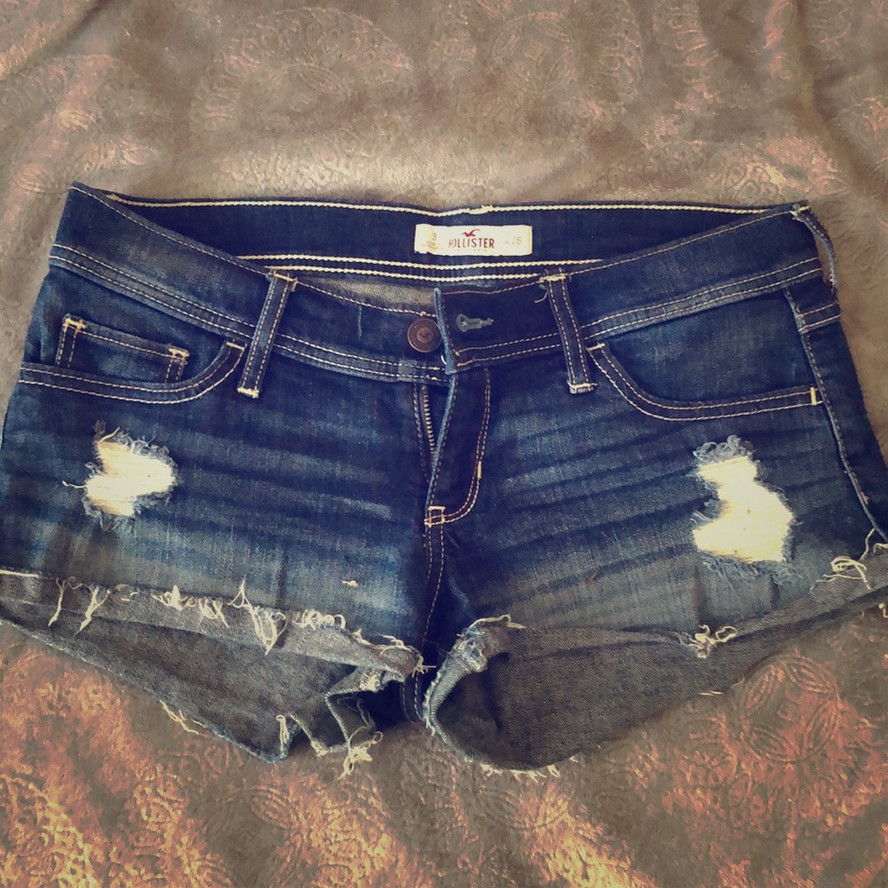 Hollister Distressed Denim Shorts